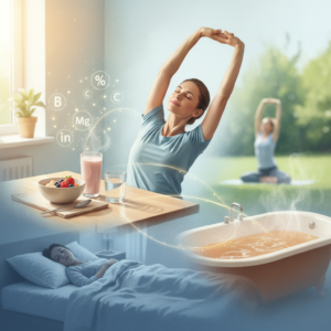 運動による疲労からの回復方法