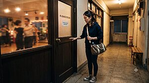 ペアダンス初日レッスン「申込〜ドアを開ける直前」のリアルな生の声