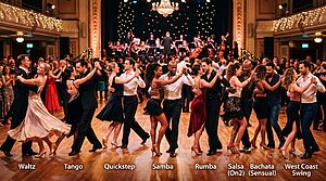 世界のペアダンス・社交ダンス人気定番曲?
