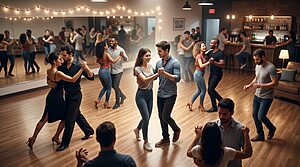 ダンスフロアでの視線が怖い!