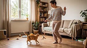 猫の手も借りてダンスの練習をしたい!