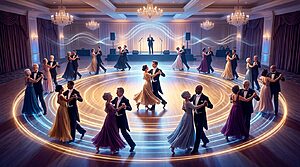 社交ダンスを習っている人なら、ラウンドダンスに似た経験を一度はしている？